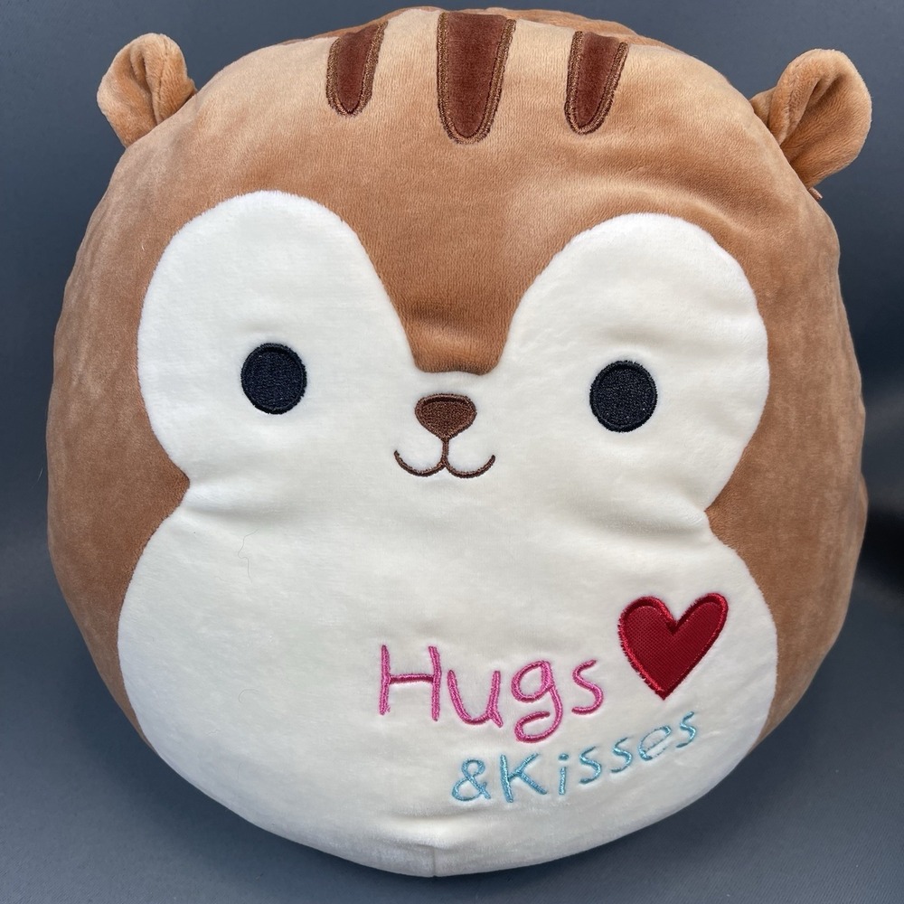 SQUISHMALLOW Nic Valentine Squad Squirrel Plush 12" Hugs & Kisses Kelly Toy 2018